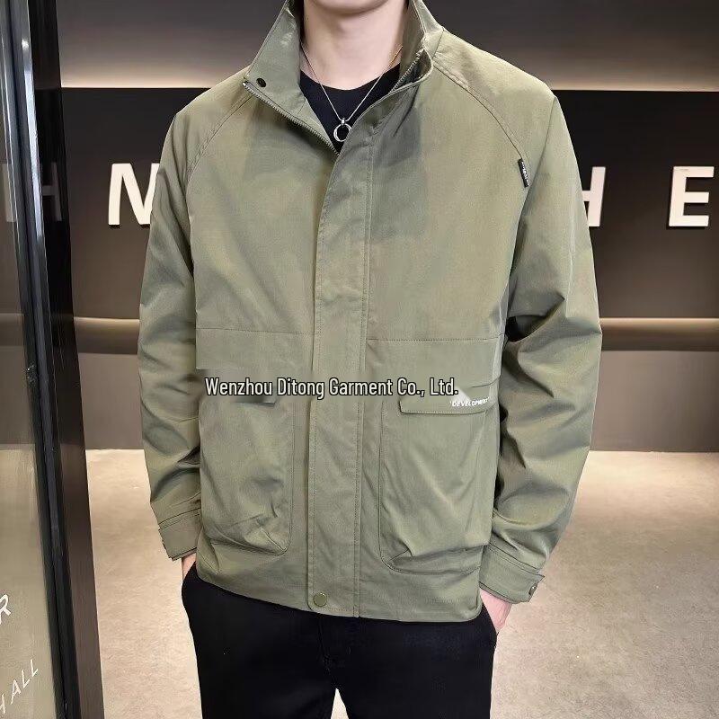 2025 Trendige Lässige Arbeitsjacke für Herren mit Stehkragen - Frühjahrs-/Herbstkollektion