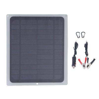 12V 10W Mini Panel Słoneczny Antyodwrotne Ładowanie Wodoodporny Monokrystaliczny Panel Słoneczny USB Ładowarka