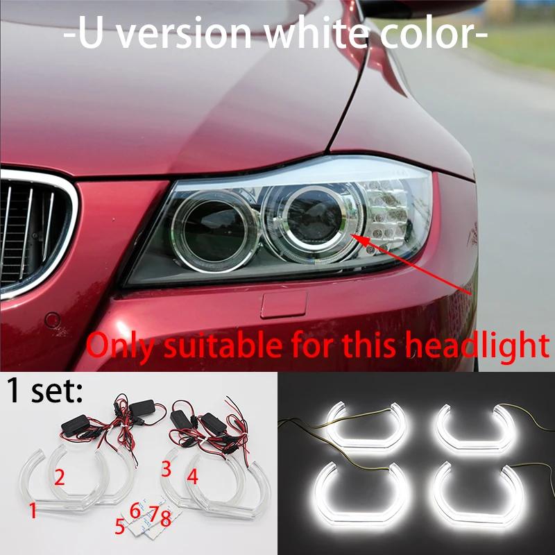 Ultra Bright Concept M4 Iconic Style LED Angel Eyes for BMW 3 series E90 E91 E92 E93 M3 2005-2012 Rings Kit Day Light