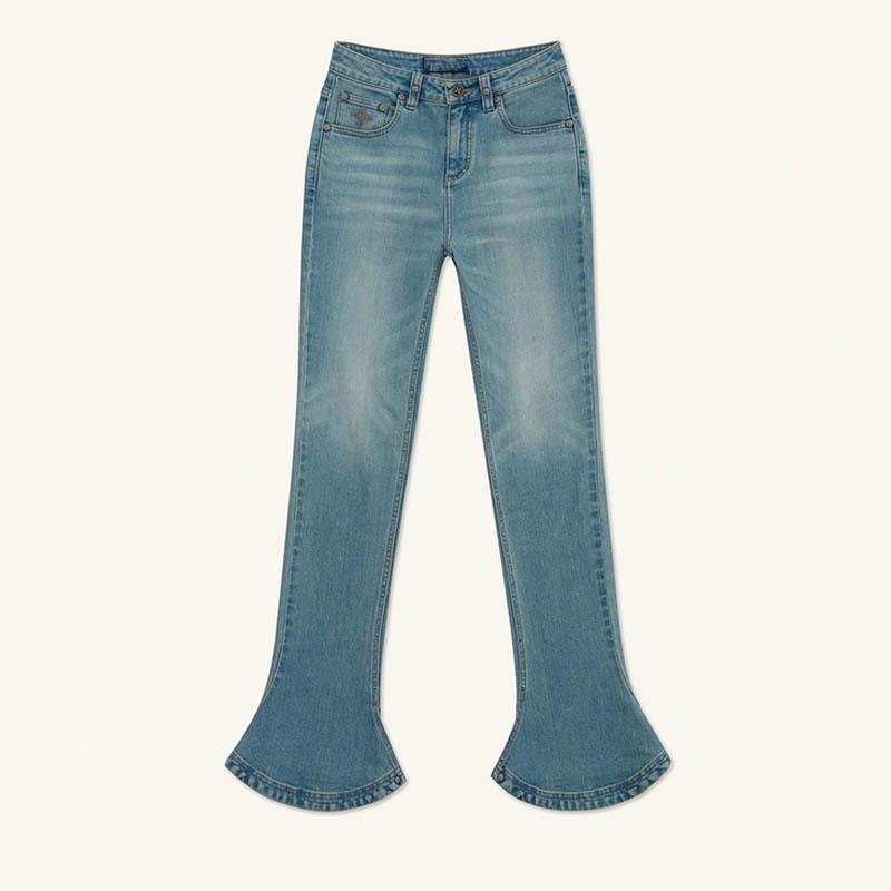 

SMFK Women s Classic Slim Fit High Waist Micro Flare Jeans 2024 Medium