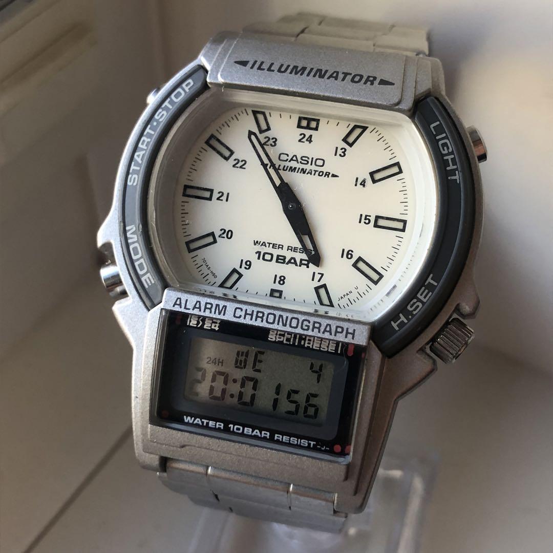

[Б/У] Чрезвычайно редкие часы CASIO ILLUMINATOR, водонепроницаемость 10 бар