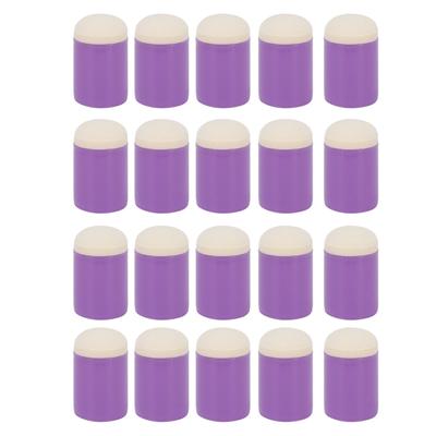 20 Stück DIY Finger Schwamm Tupfer Runde Kopf Abdeckung Augenringe Mini Schwamm Tupfer Set