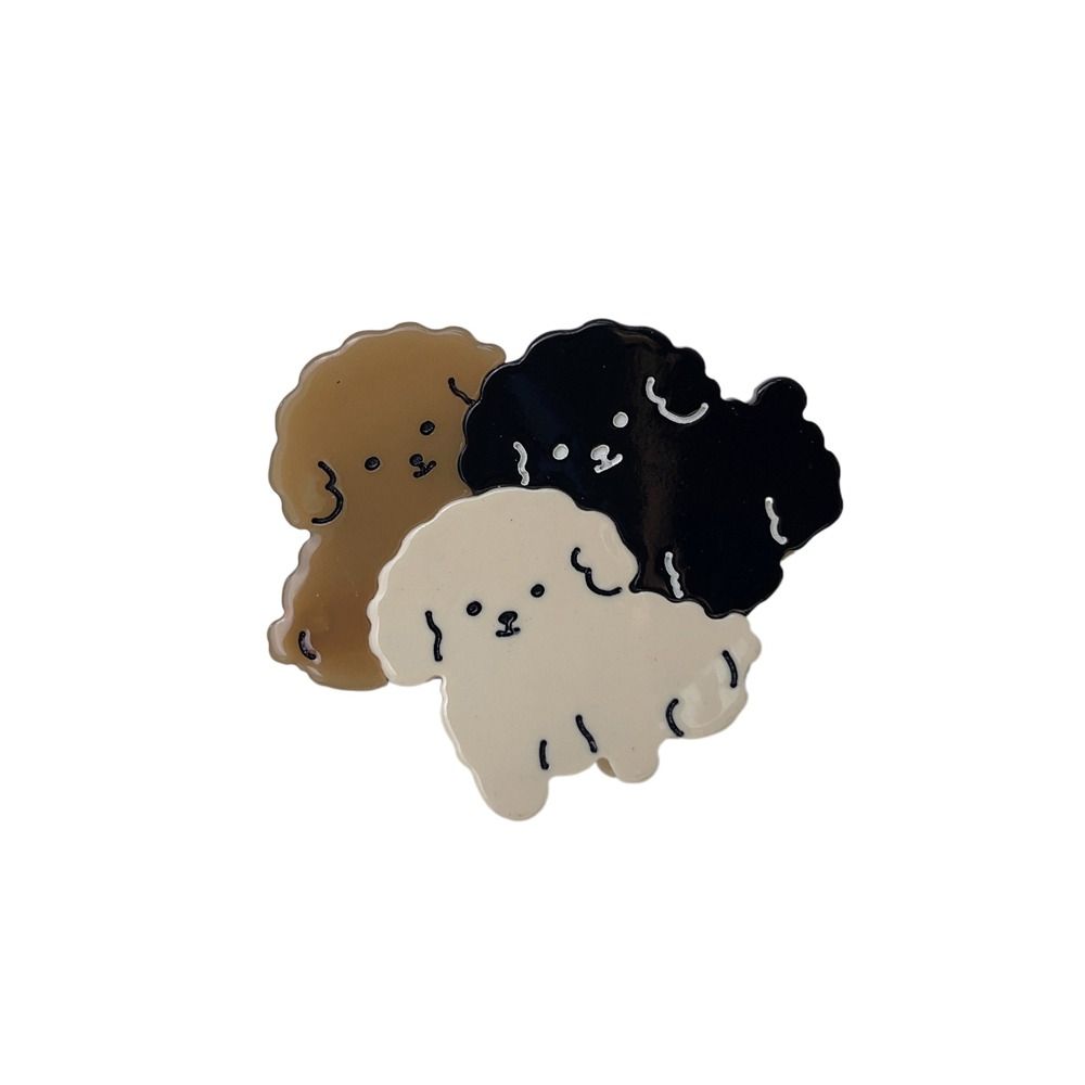 Cheap Dog Letter Ponytail Holders Animals Teddy Claw Clips for Thick