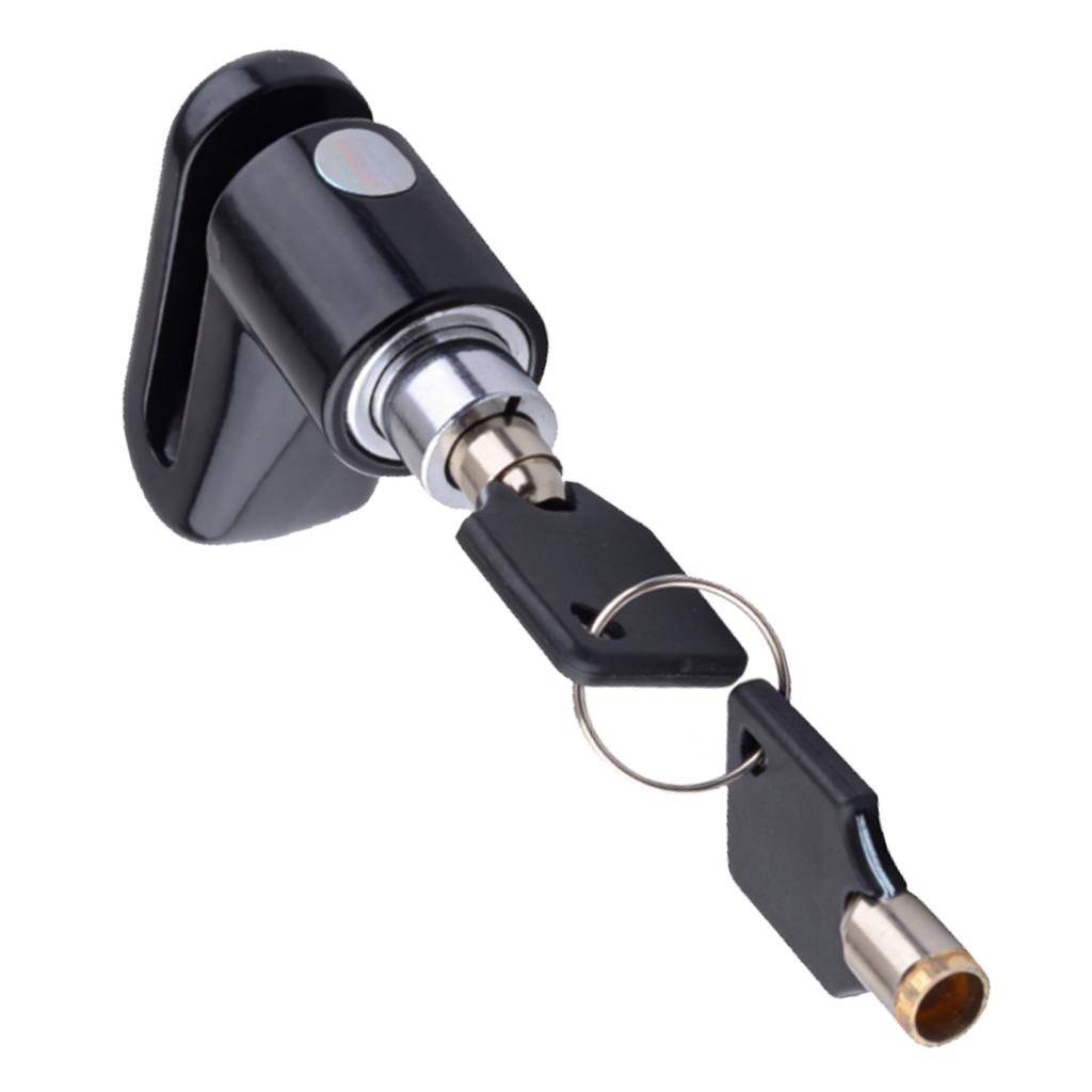 Bike Disc Brake Lock with Key Portable Anti Pry Anti Theft Wheel Disc Brake Lock for Mountain Bike Black Disc Brake Lock
