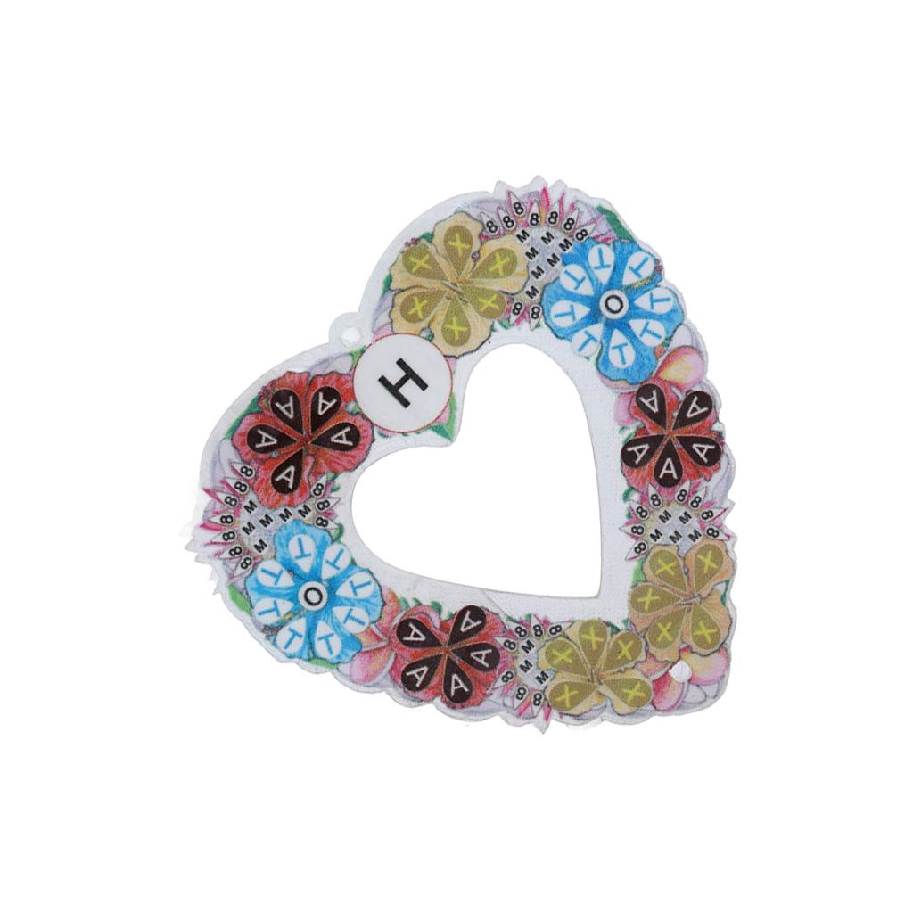 Rhinestone Painting Pendant DIY 5D Heart Shape Window Hanging Pendant for DIY Craft Indoor Decoration Gift