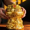 Treasure Bowl Wealth-Attracting Candle for Home and Temple