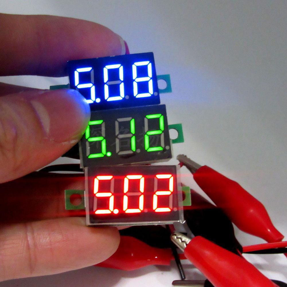 NEW High-end 0.28 Inch DC LED Digital Voltmeter 0-100V Voltage Meter Auto Car Mobile Power Voltage Tester 12V 10A