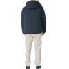 Fila Letter Solid Color Hooded Thickened Down Jacket Men's Black FS2DJE4202M-BLK