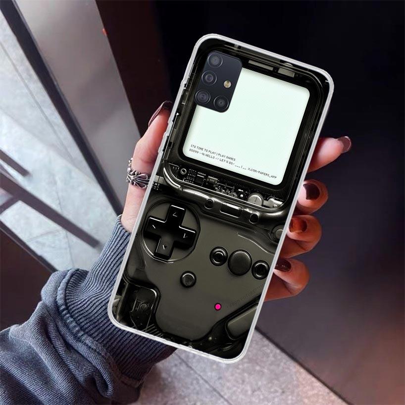 Games Console Fashion Boy Phone Case For Samsung Galaxy A12 A52S A42 A32 A22 A51 A50 Note 20 Ultra 10 S10 Plus A71 A70 A31 A30 A
