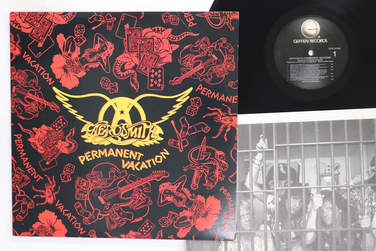 LP Record AEROSMITH  Permanent Vacation GHS24162 GEFFEN 1987 US Rock Used