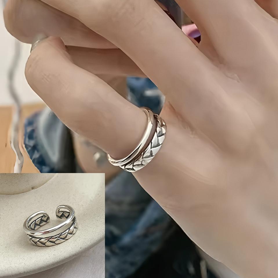 925 Silver Zircon Rings For Women Stars Frosting Design Trend Minimalism Jewelry Party Gift