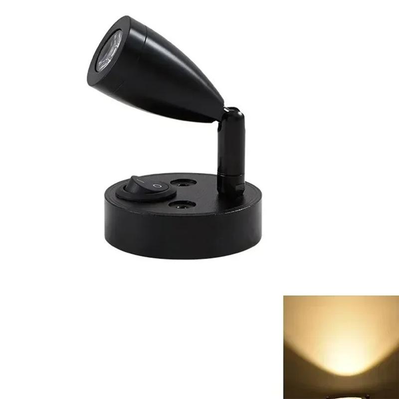 Ac29-Auto RV Car Accessories 12V LED Interior Reading Light Switch Portable For Campervan Boat Interior Lamp