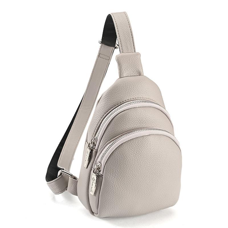 

Женская модная нагрудная сумка винтажного дизайна, сумки кроссбоди, повседневная поясная сумка для дам 21*15*8cm серый