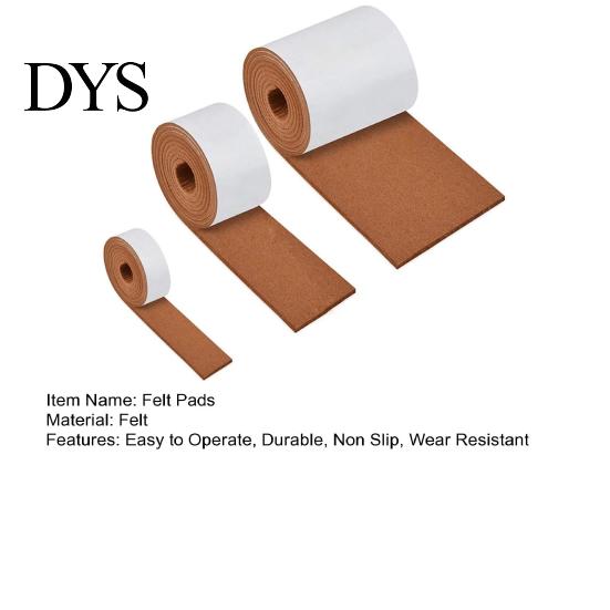 Foot Pads 3Pcs Felt Safe Widely Used Self-adhesive Anti-skid Dust-proof Noise Furniture Tape Elimination Wear Resistance Home Accessories Chair
