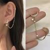 Rhinestones Non Piercing Earring Clip Ear Wrap Cuff Non Pierced Jewelry Gift