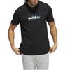 adidas Remoji T Shirts Men's Black Crew Neck Moderate Straight Fit HE4833