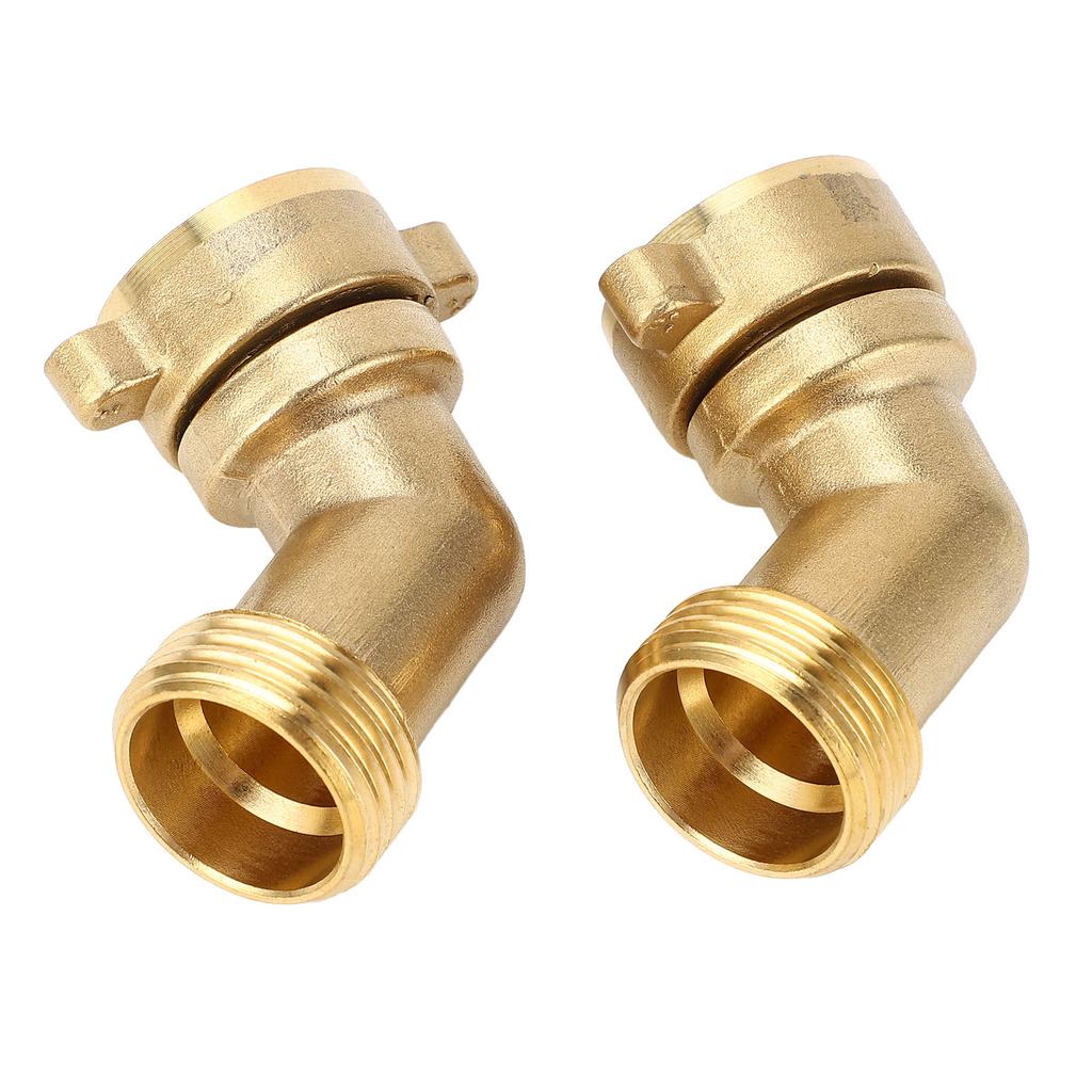 RV Water Hose Elbow Space Saving Sturdy RV Drinking Water Hose Adapter Connector for Campervan Motorhome Trailer Marine