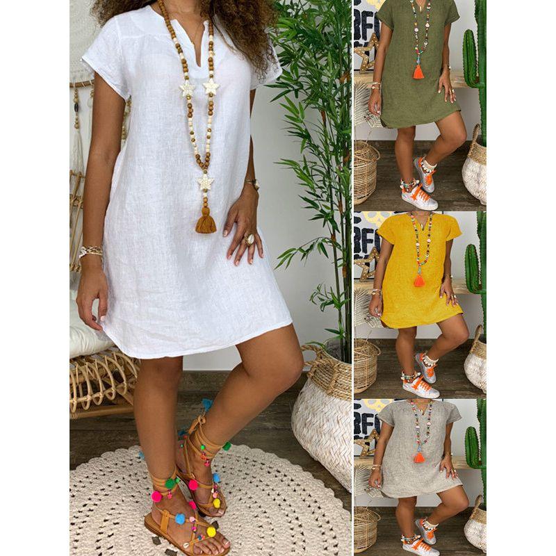 Cotton and Linen Dress