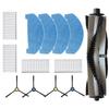 For ILIFE A20, T20S, V3x, For Polaris PVCR 3600 Robot Vacuums: Main Brush, 13 Side Brushes, Mop Cloth, And Filter