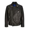 Jack & Jones Leather Jacket Eaton Biker