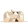 Acryl Mini Box Clutch Met Ketting Zilver Elegante Avondtas Voor Dagelijks Gebruik
