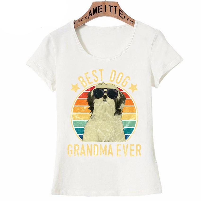 Best Dog Grandma Ever Poodle Mother S Day T Shirt Fashion Women T Shirts Female Casual 4XL