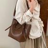 Faux Leather Tote Bag Women Fashi Shoulder Bag with Crossbody Bag for Daily Use