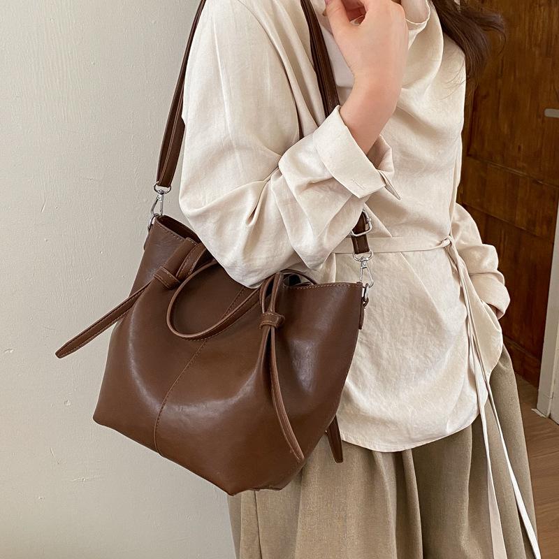 Faux Leather Tote Bag Women Fashi Shoulder Bag with Crossbody Bag for Daily Use