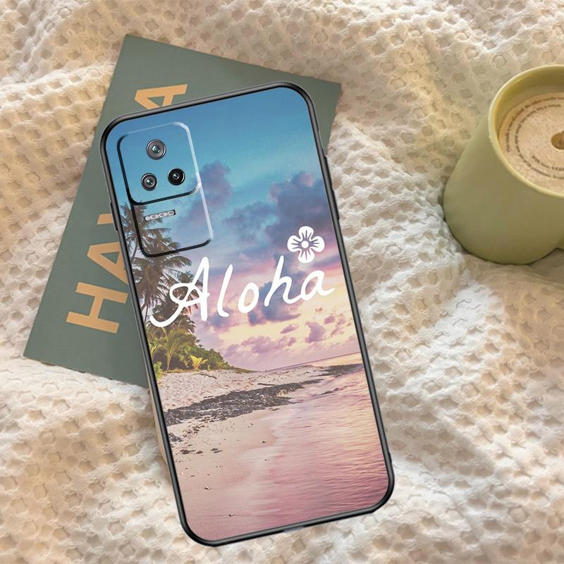 Aloha Beach Life Hawaii Case For Xiaomi 13 14 15 Ultra 11T 12T 13T 14T Pro POCO X7 Pro X3 X5 F5 F6 M6 X6 Pro Cover