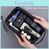 Mens Dual Layer Travel Toiletry Bag With Waterproof Pu Leather For Business Trips