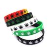 Silicone Maple Leaves Fashion Jewelry Bangle Silicone Bracelet Maple Leaf Bracelet Wristband
