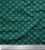Soimoi Japan Crepe Satin Fabric Dot & Paisley Print Fabric by Metre 42 Inch