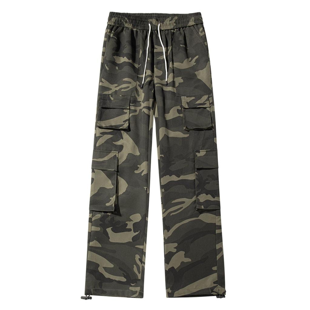Men's Camouflage Cargo Pants Casual Work Trousers