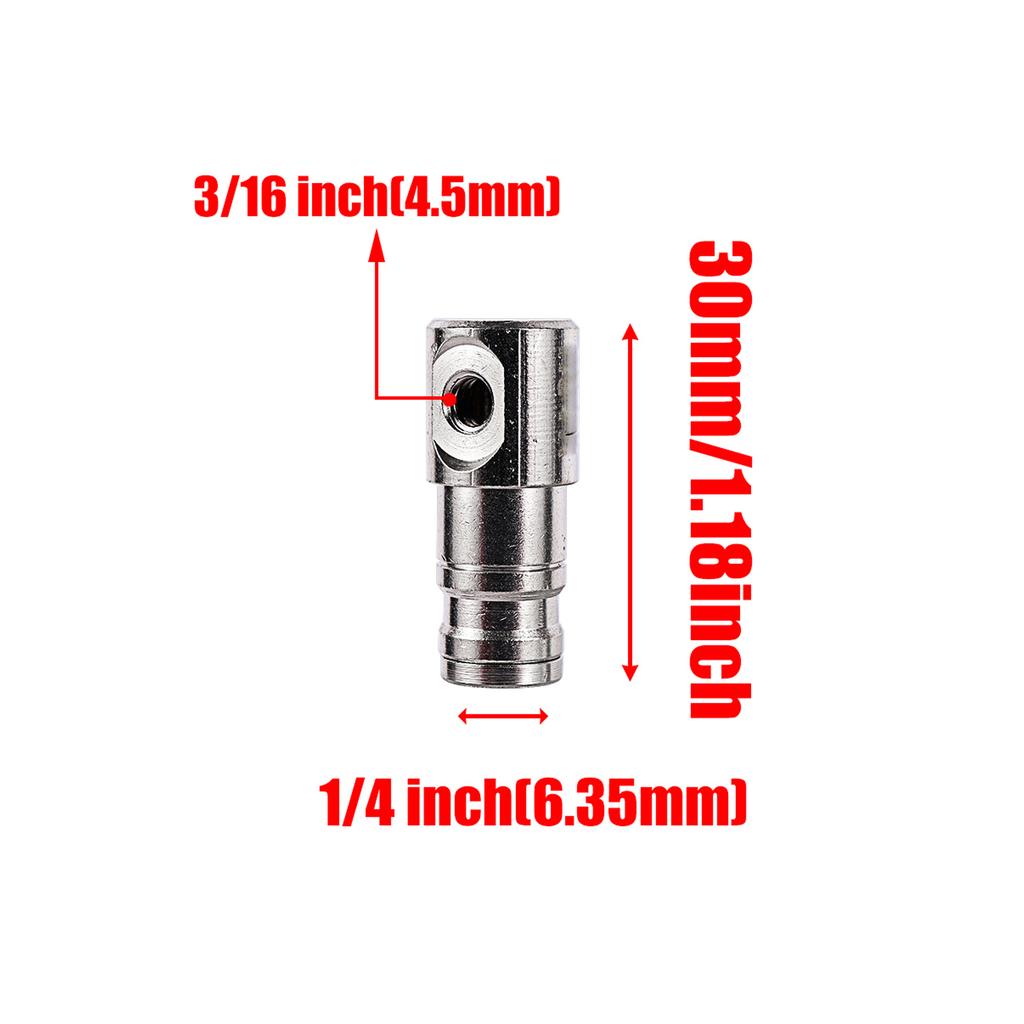 4 Pcs 1/4” Pipe Slip Lock Connector Pneumatic Pipe Connector OD 6.35mm Tube Misting Irrigation Nozzle Fitting Tube Fittings New