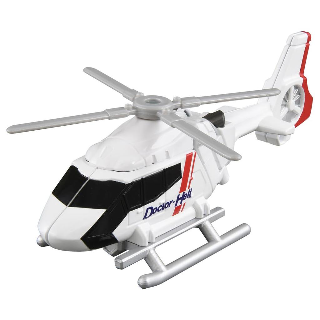 TAKARA TOMY Tomica Job Labor Emergency Unite Vehicle Doctor Helicopter Mini Car Toy for ages 3 and up