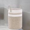Dirty Clothes Storage Bag Cotton Rope Braided Laundry Basket Foldable Large Capacity