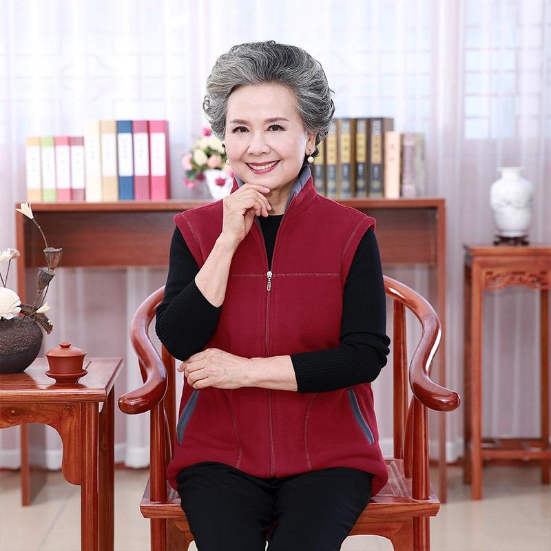 Sweatshirt-Fleeceweste Winterweste Weste Fleecejacke Damen verdickt warm