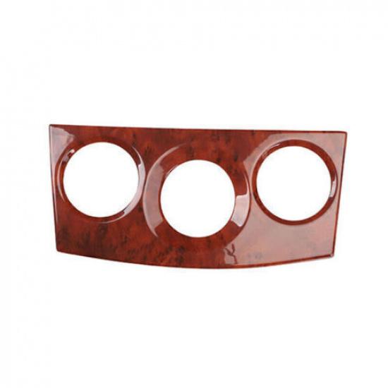 For Toyota Corolla 2009-2013 Wood Peach Grain Center Console AC Knob Panel Trim