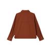 Jordan Solid Color Logo Casual Jacket Women Tops Dune-Red FN5351-615