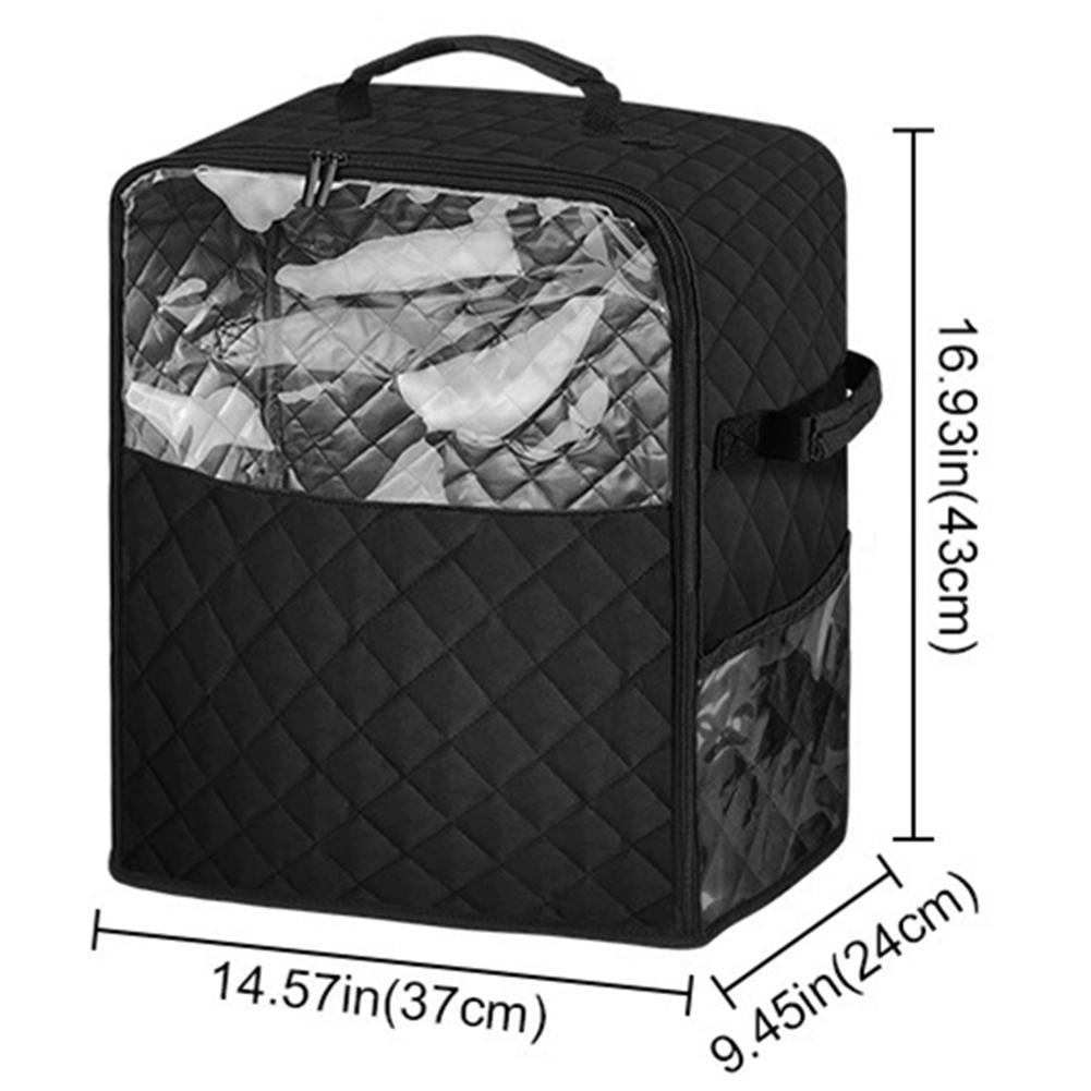 Quilted Storage Bag Stand Mixer Cover Indoor Kitchen Use Multiple Storage Pockets Water-resistant Material Modern Kitchen Decor