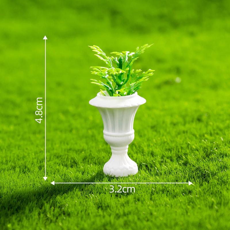 

1:12 кукольных домиков Миниатюрный цветочный горшок Горшечные растения Модель бонсай Садовый декор Игрушка Микроландшафт Кукольный дом Аксессуары