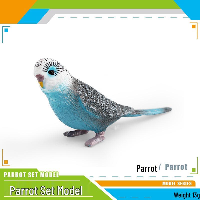 Cross-border Bird Model: Children's Budgerigar & Cockatiel Desktop Decor