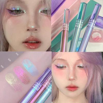 Fard de ochi lichid Gilded Fantasy Pudră strălucitoare fină Perla Lying Silkworm Fard de ochi lichid Cosmetice