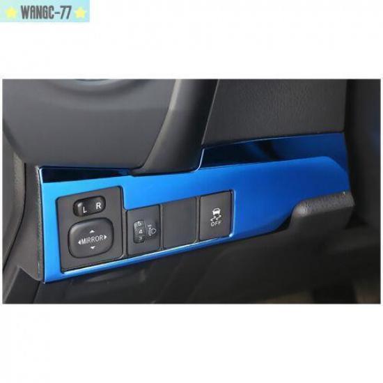 Blue Titanium  Headlight Switch Panel  Cover Trim For Toyota Corolla 2017-18 New