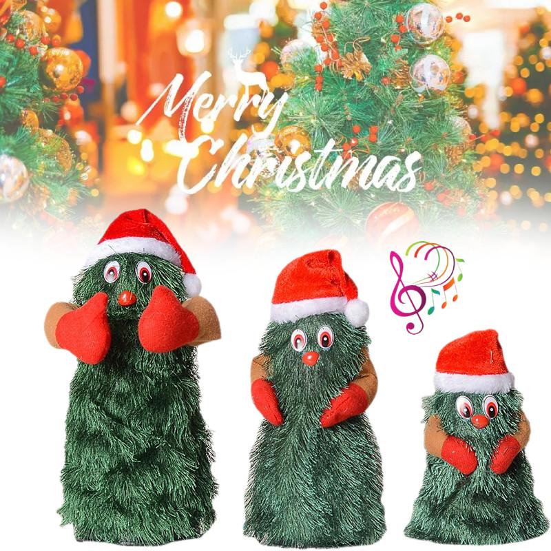 Tree Electric Christmas Rotating Dancing Singing Santa Claus Toys Gift Doll
