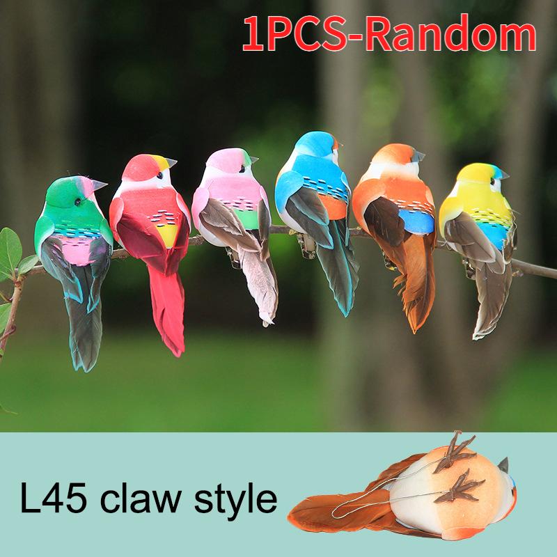 

1pcs Cute Artificial Birds Fake Foam Animal Simulation Feather Birds Models Tit DIY Craft Home Garden Ornament Decoration