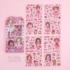 Kawaii Girl Stickers Cute DIY Scrapbooking Journal Decor Princess Stickers Kids Gift Stationery School Supplies