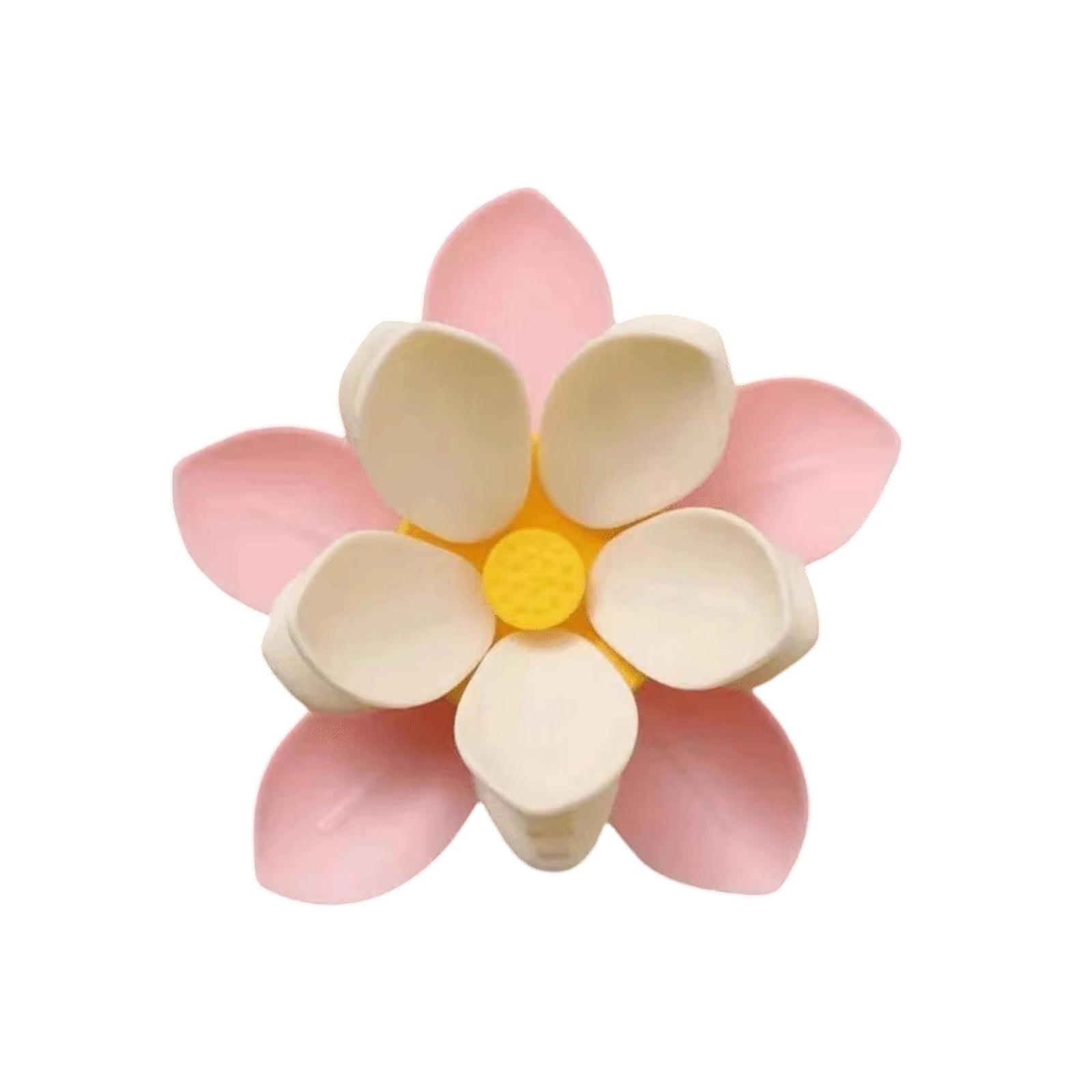 Lotus Magnetic Sealing Clip Creative Food Snack Bag Sealer Fridge Sticker one size розовый