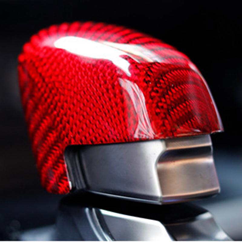 Car Interior Gear Shift Knob Trim Cover Fit for Lexus RX350 500h 2024  Red Carbon Fiber