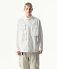 [City Leisure] Cn Oversized Multi-Pocket Shirt [White]
